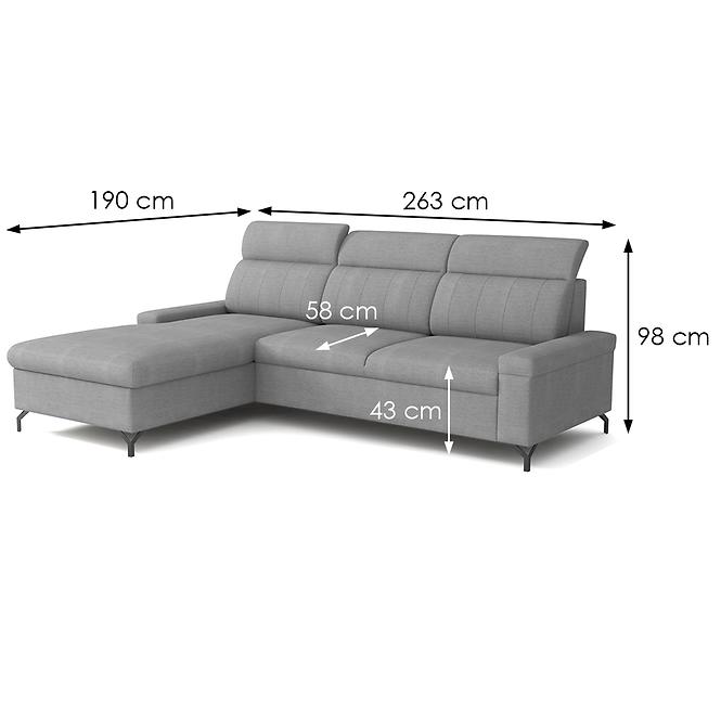 Ecksofa Bogota A L Solar 80