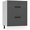 Küchenschrank Max D60pc S/2 Zasl Grau