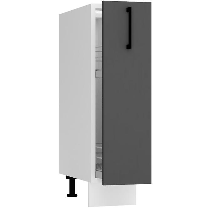 Küchenschrank Max D20 Cargo + Korb Grau