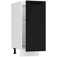 Küchenschrank Max D30 Cargo + Korb Schwarz