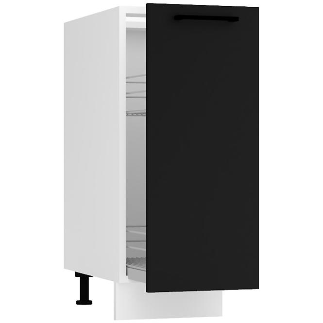Küchenschrank Max D30 Cargo + Korb Schwarz