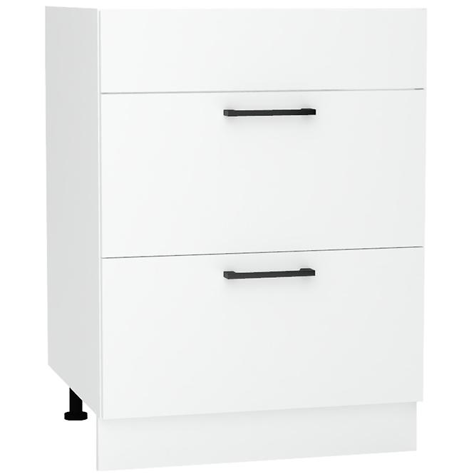 36ZS+SZAFKA KUCHENNA MAX D60PC S/2 ZASL BIAŁY