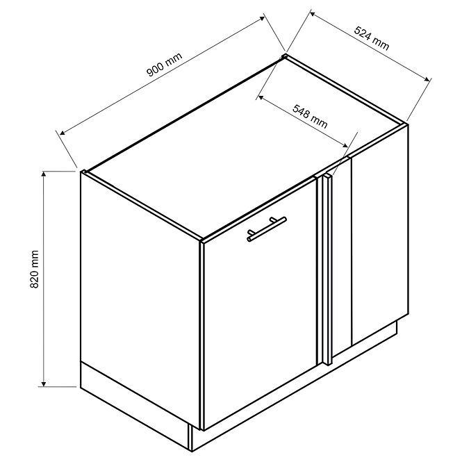 36ZS+SZAFKA KUCHENNA MAX DNP PL GRANAT