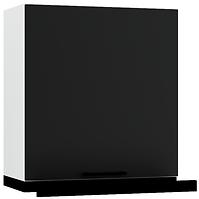 Küchenschrank Max W60/68 Slim Pl Mit Schwarzer Kapuze Schwarz