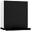 Küchenschrank Max W60/68 Slim Pl Mit Schwarzer Kapuze Schwarz