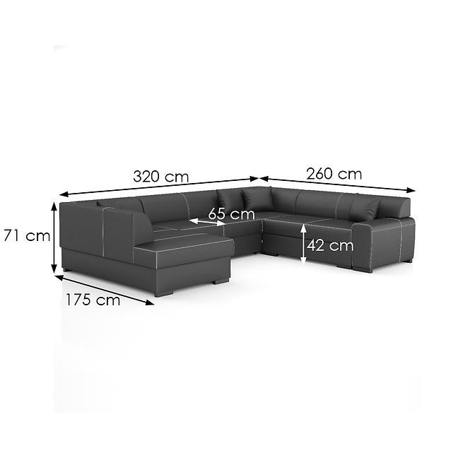 Eksofa Minos U L Madryt 1101,6