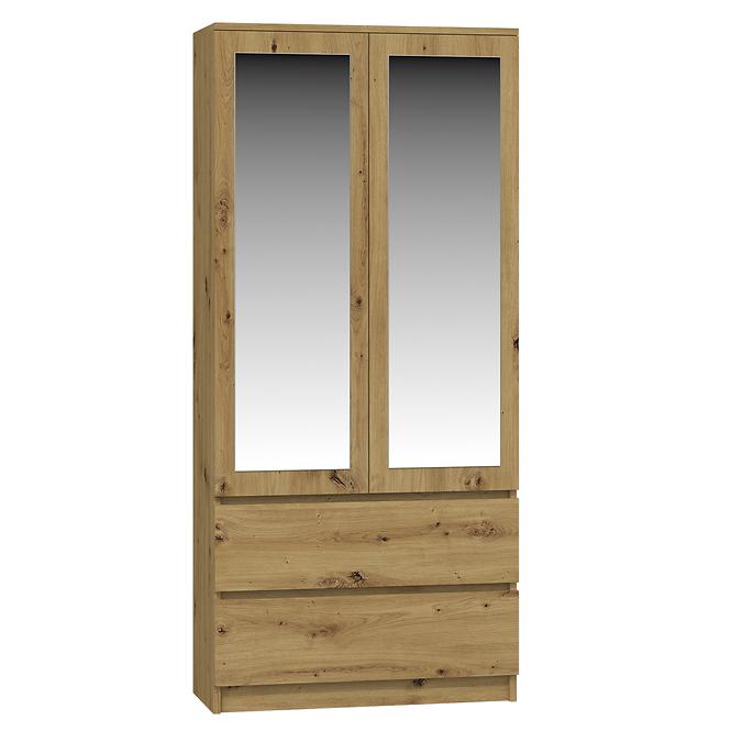 Schrank SS-90 spiegel eiche artisan