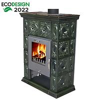 Weimar II olive-green 7 kw Kachelofen