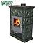 Weimar II olive-green 7 kw Kachelofen