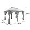 Gartenpavillon 3x4 m beige,2