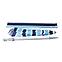Strandschirm 200 cm Blau,5