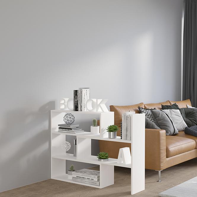 36LW+REGAŁ KAROL 03 BIAŁY