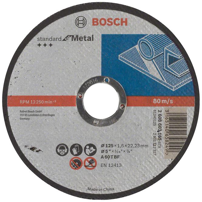 Gerade Trennscheibe Standard für Metall 125 mm x 1,6 mm