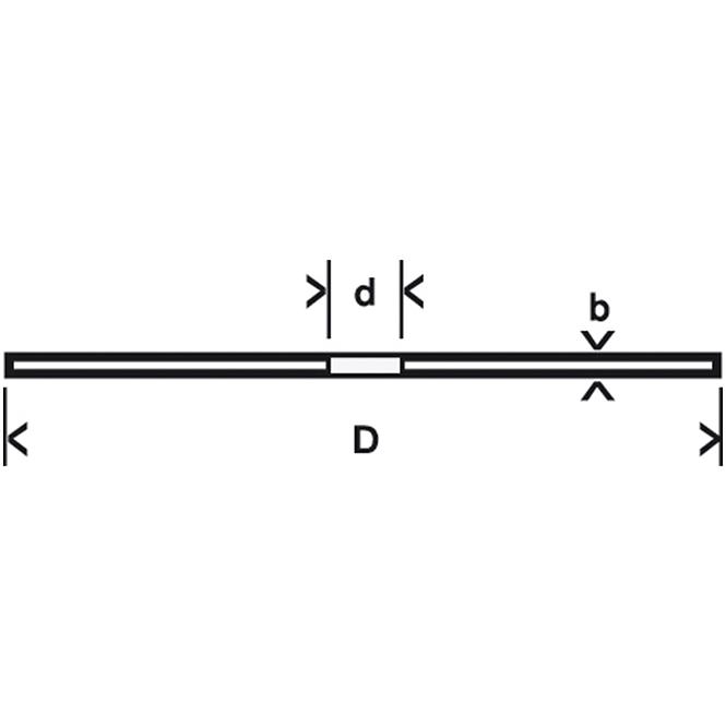 Gerade Trennscheibe Standard für Metall 125 mm x 1,6 mm,2
