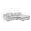 Ecksofa Hugo 2R-LC Primo 84,5