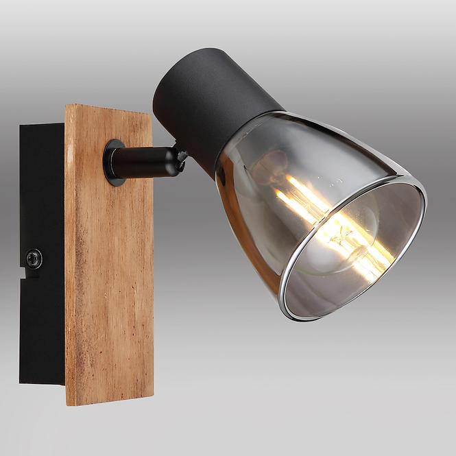 Lampe 54307-1W hnědé holz  K