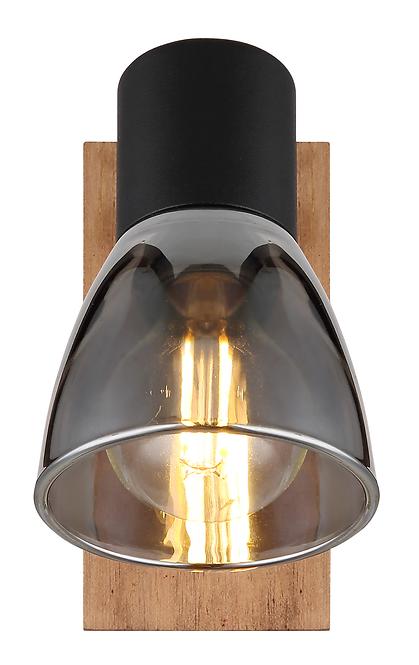 Lampe 54307-1W hnědé holz  K,2