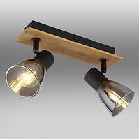 Lampe 54307-2W hnědé holz  LS2
