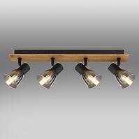 Lampe 54307-4W hnědé holz  LS4
