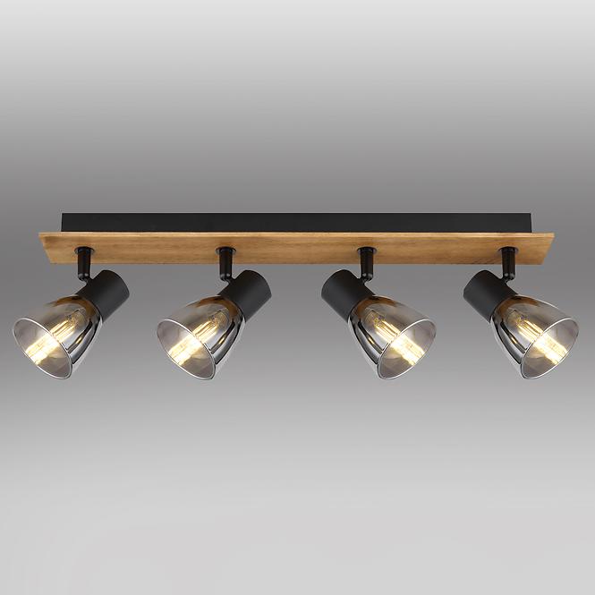 Lampe 54307-4W hnědé holz  LS4