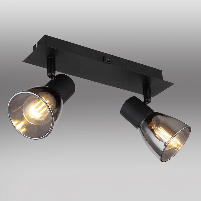Lampe 54307-2 schwarz mat  LS2