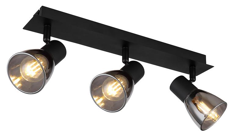 Lampe 54307-3 schwarz mat  LS3