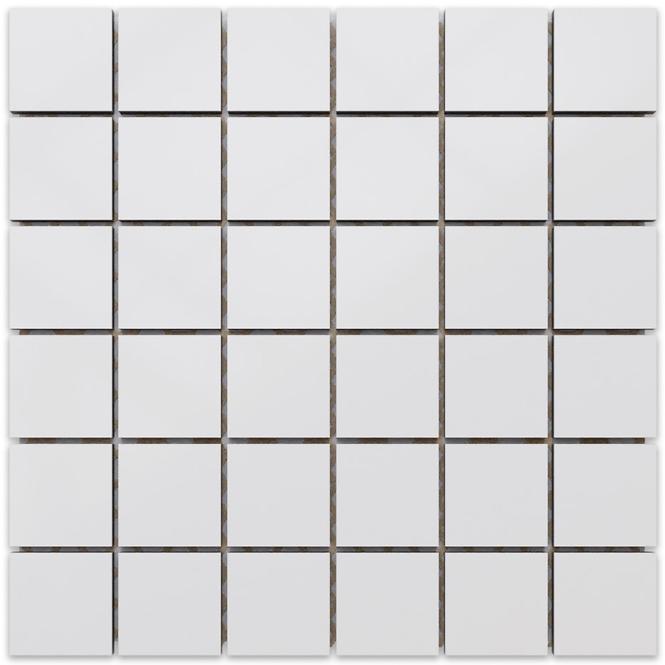 Mosaik Blanco Mate (4,8x4,8) 30/30