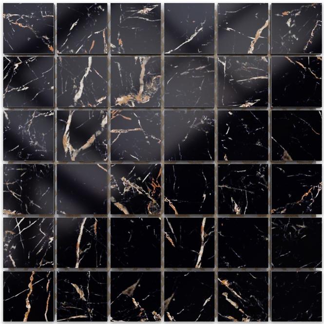 Mosaik Maxigen Black Pol (4,8x4,8) 30/30