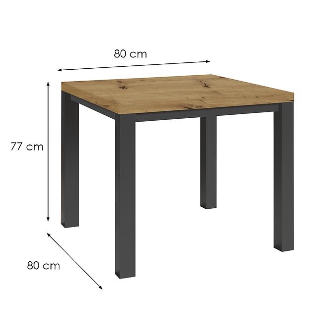 Tisch Oskar M80 artisan/schwarz