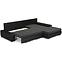 Ecksofa Toscania nevada 10 + soft schwarz,3