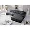Ecksofa Toscania nevada 10 + soft schwarz,7