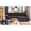 Ecksofa Toscania nevada 10 + soft schwarz,8