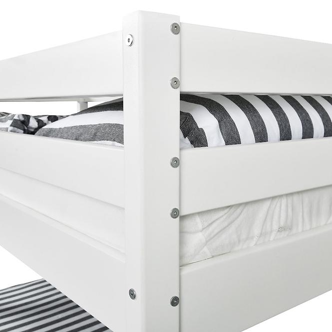 Bett aus buche Mike 200x90/140 white