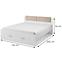 Bett Galaxy 50 140/200 weiß ( Abisko),4