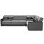 Ecksofa Nero Eco Leder mat R 587 + mati 11 g3