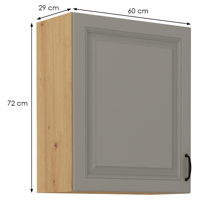 Küchenschrank Stilo claygrey/artisan 60G-72 1F,2