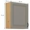 Küchenschrank Stilo claygrey/artisan 60G-72 1F,2