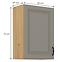 Küchenschrank Stilo claygrey/artisan 50G-72 1F,2