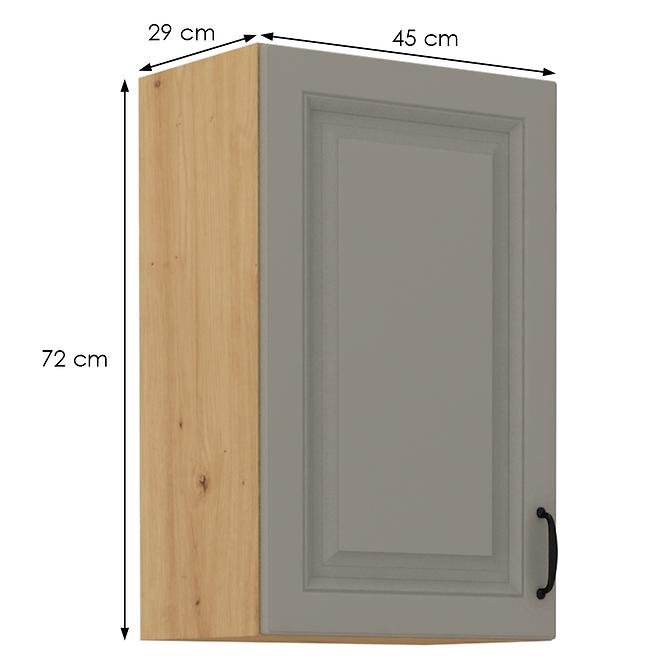 Küchenschrank Stilo claygrey/artisan 45G-72 1F,2