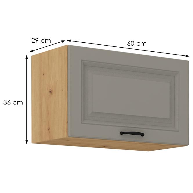 Küchenschrank Stilo claygrey/artisan 60GU-36 1F,2