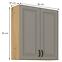 Küchenschrank Stilo claygrey/artisan 80G-90 2F,2