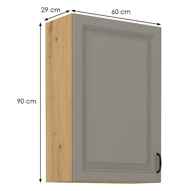 Küchenschrank Stilo claygrey/artisan 60G-90 1F,2