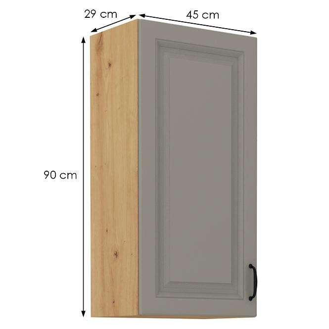 Küchenschrank Stilo claygrey/artisan 45G-90 1F,2