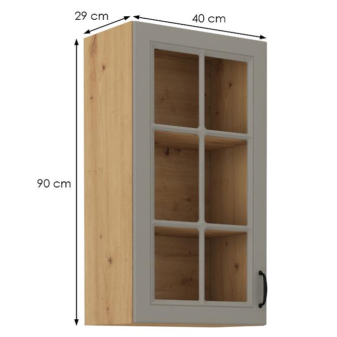 Küchenschrank Stilo claygrey/artisan 40GS-90 1F,2