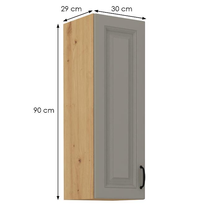 Küchenschrank Stilo claygrey/artisan 30G-90 1F,2