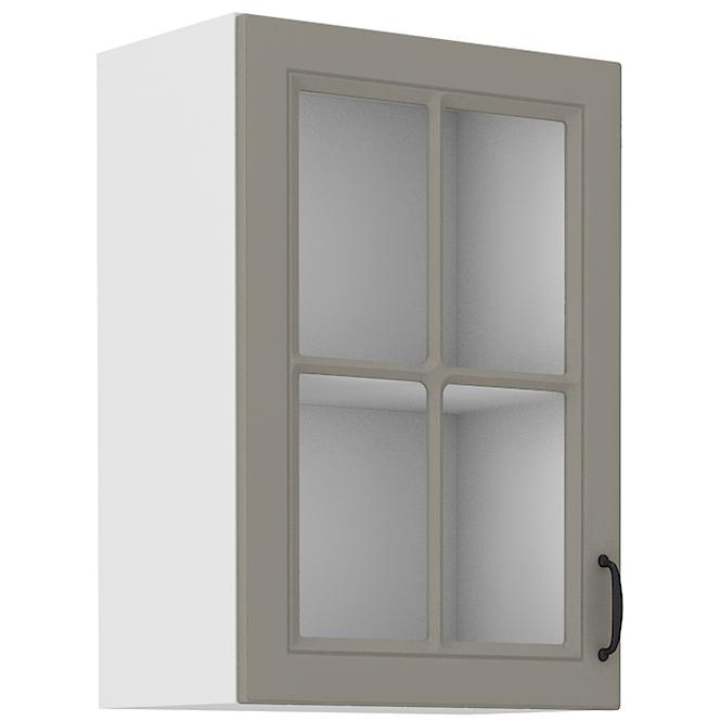 Küchenschrank Stilo claygrey/weiß 40GS-72 1F