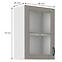 Küchenschrank Stilo claygrey/weiß 40GS-72 1F,2