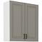 Küchenschrank Stilo claygrey/weiß 80G-90 2F
