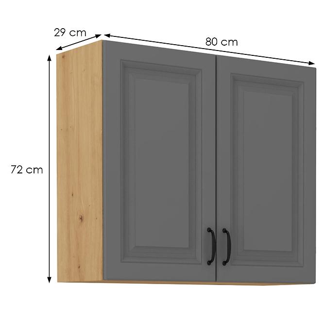 Küchenschrank Stilo dustgrey/artisan 80G-72 2F,2