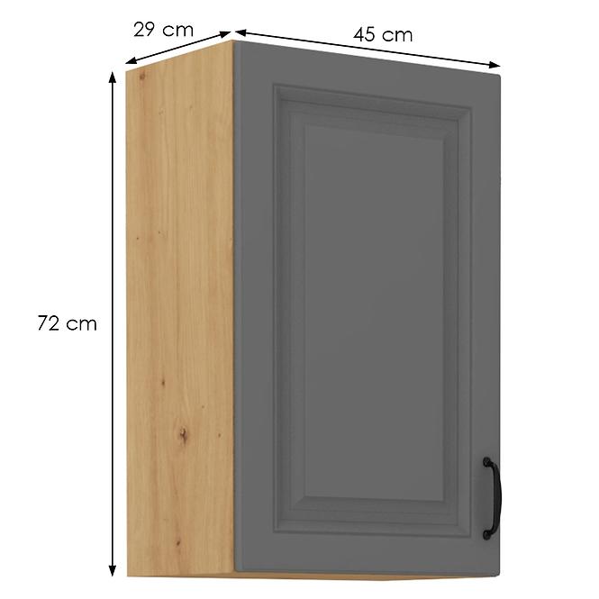 Küchenschrank Stilo dustgrey/artisan 45G-72 1F,2